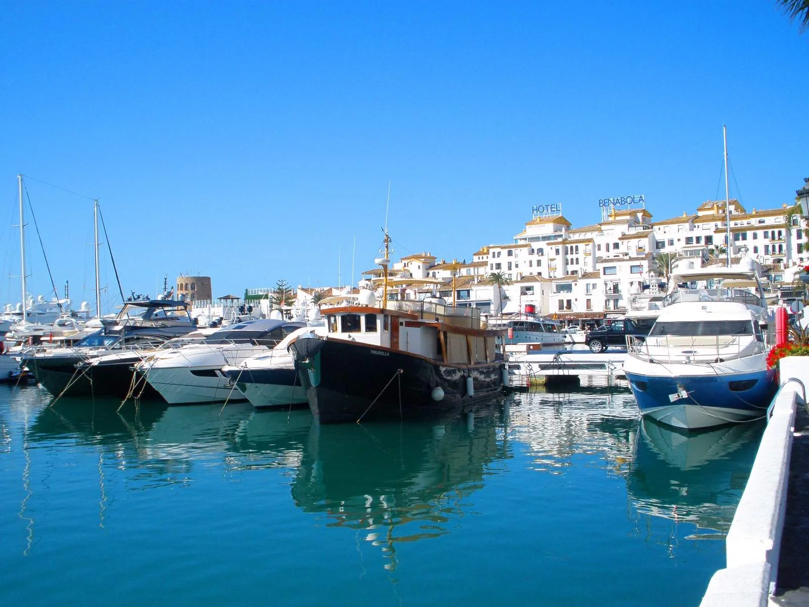 De jachthaven van Puerto Banús in Marbella